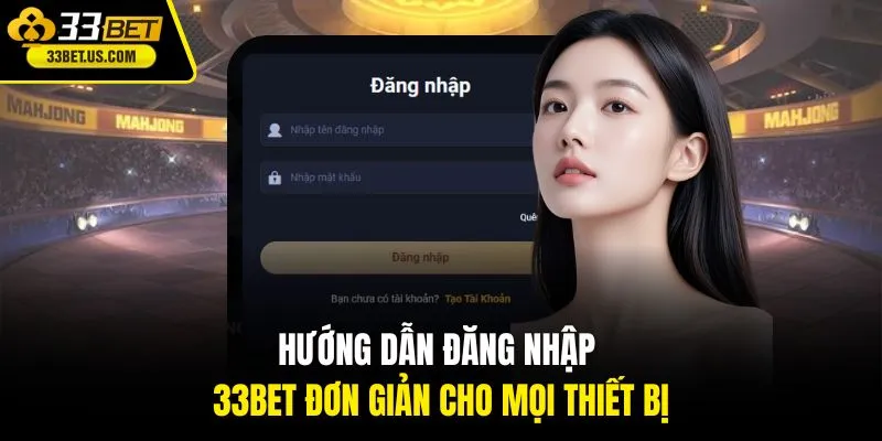 Hướng dẫn đăng nhập 33BET đơn giản cho mọi thiết bị