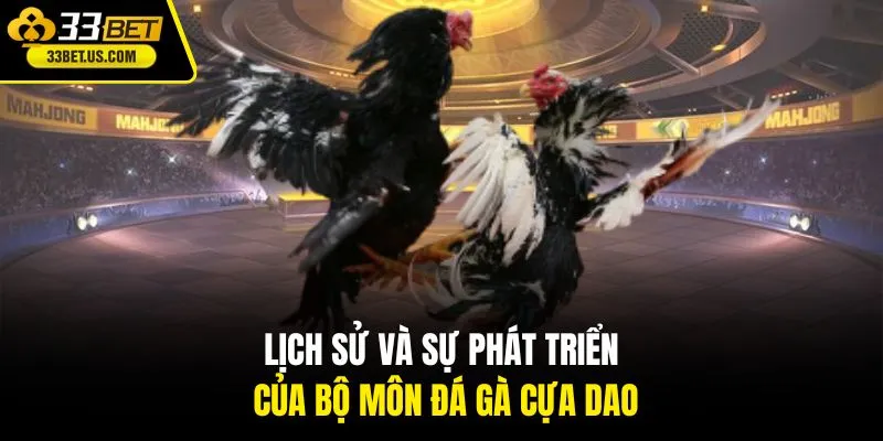 Lịch sử và sự phát triển của bộ môn đá gà cựa dao