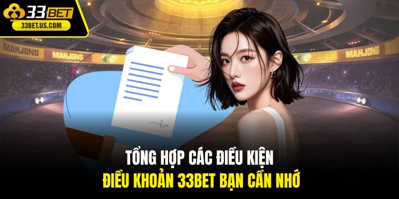 Tổng hợp các điều kiện điều khoản 33BET bạn cần nhớ